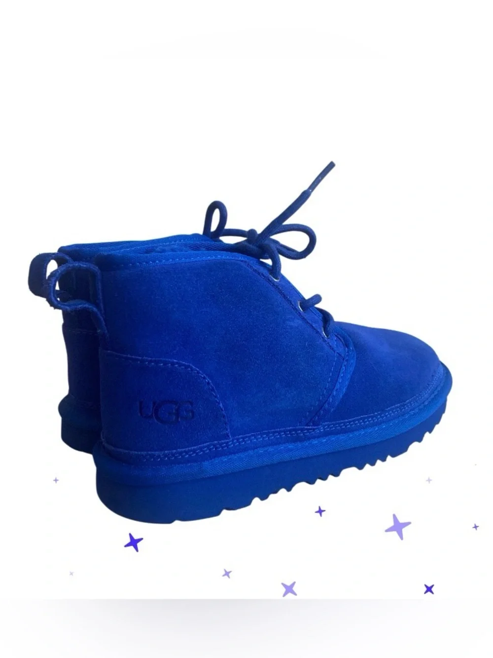 Ugg Kids Unisex Neumel II Boots Royal Blue 1017320K NEW W/O BOX size 1  8.5”
